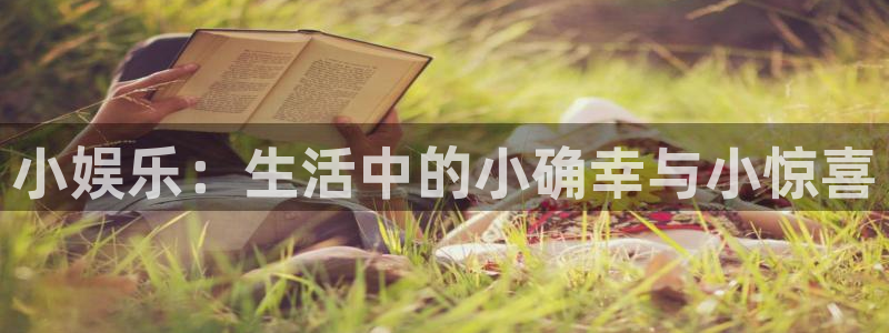尊龙凯时：小娱乐：生活中的小确幸与小惊喜