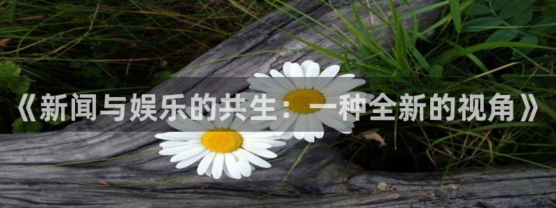 尊龙凯时app官方下载：《新闻与娱乐的共生：一种全新的视角》